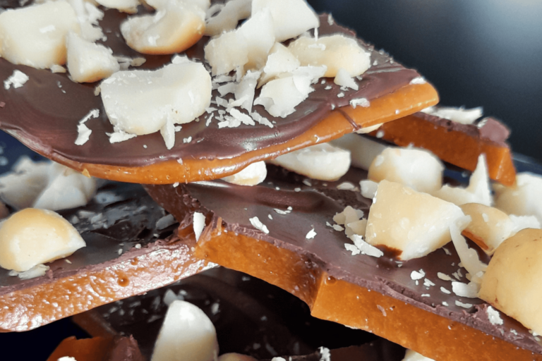 MacaChocs Home Made Caramel and Macadamia NutBrittle
